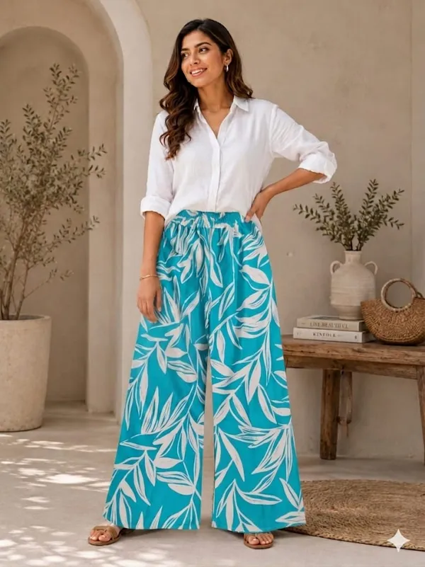 Ocean_Breeze_Leaf_Print_Cotton_Palazzo_For_Women