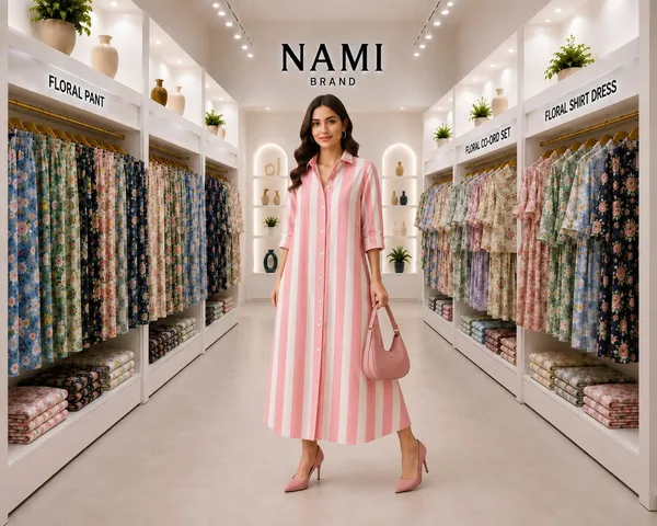 Pink_Stripes_Long_Shirt_Dress_For_Women