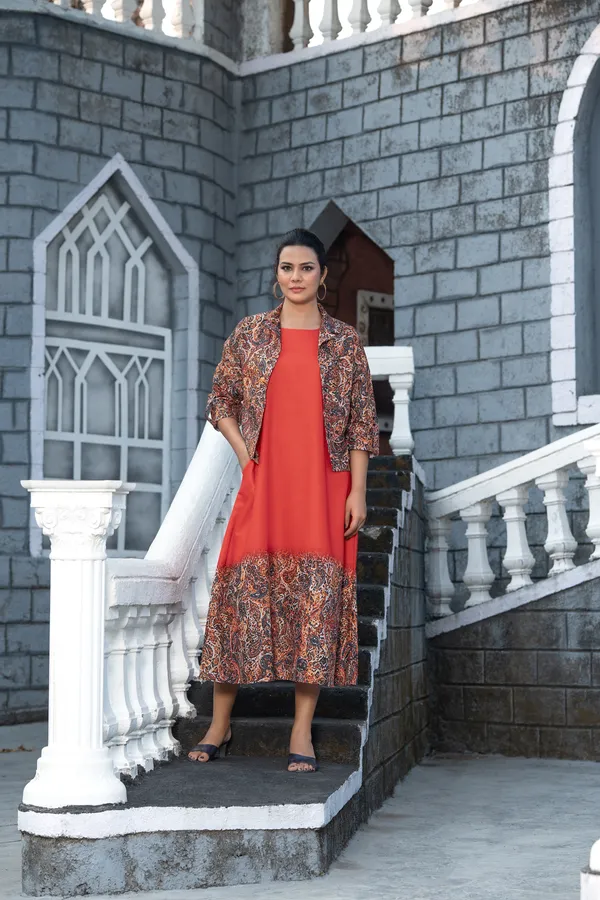 Tomato_Red_Floral_Aura_Removable_Jacket_Gown_