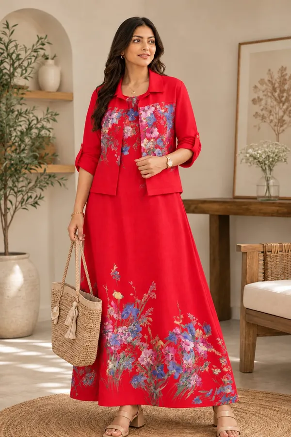 Tomato_Red_Floral_Aura__Removable_Jacket_Gown_