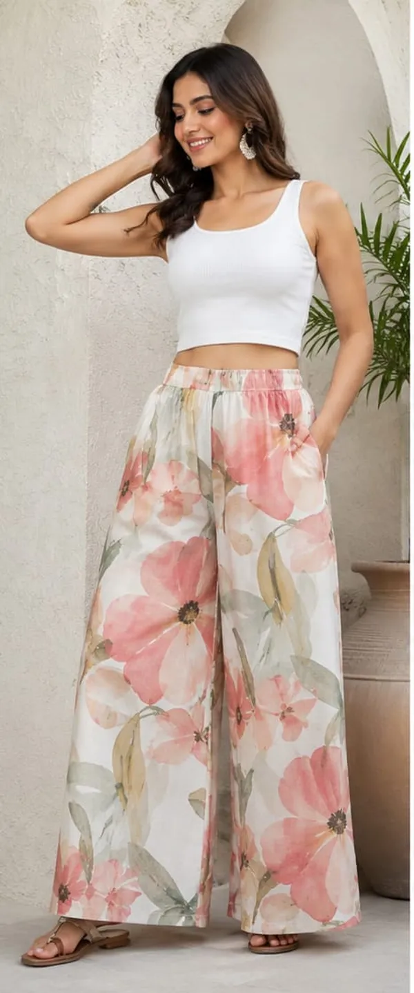 Watercolor_Rose_Print__Cotton_Palazzo_For_Women