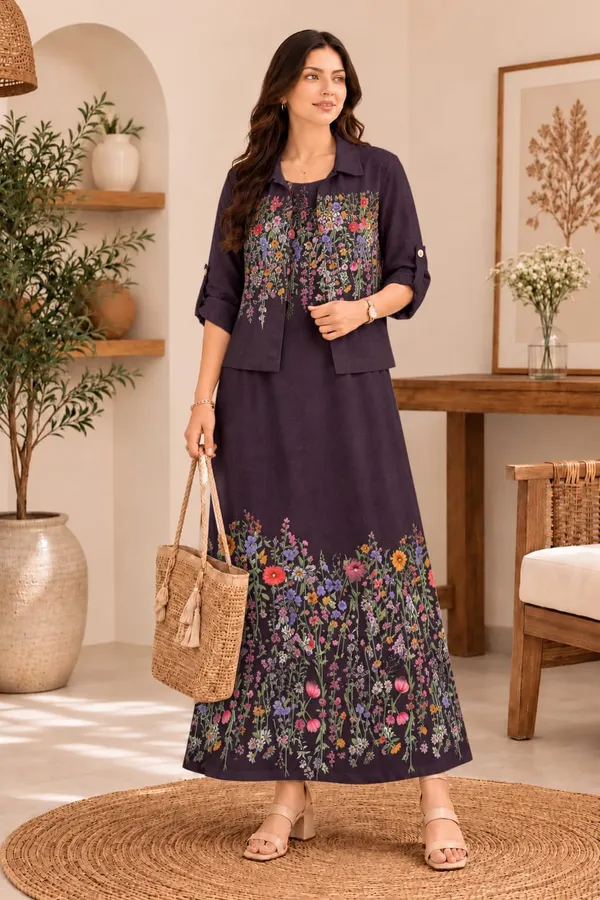 Wine_Floral_Aura__Removable_Jacket_Gown_