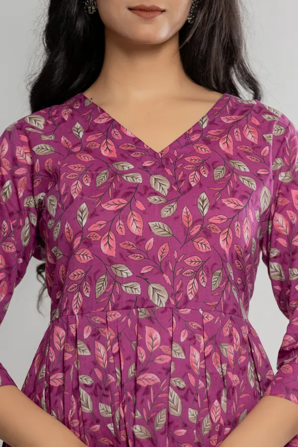 Purple_Premium_Cotton_Floral_Print_Co-Ord_Set_For_Women_&_Girls