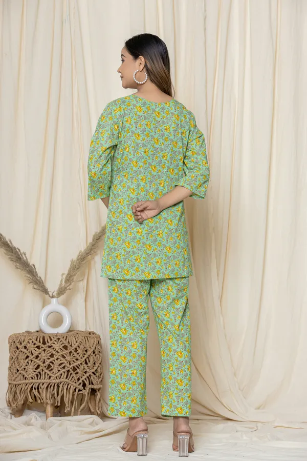 Light_Green_Premium_Cotton_Floral_Print_Night_Suit_For_Women_&_Girls