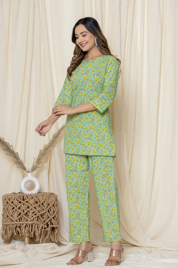 Light_Green_Premium_Cotton_Floral_Print_Night_Suit_For_Women_&_Girls