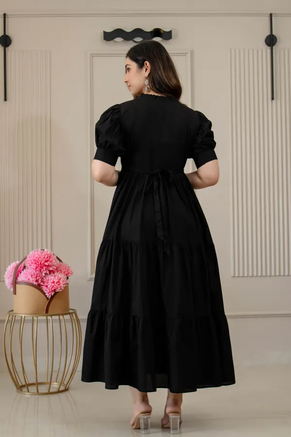 BLACK_MATERNITY_LONG_DRESS