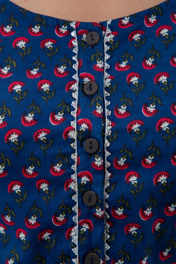 BLUE_BUTTI_PRINTED_MATERNITY_DRESS