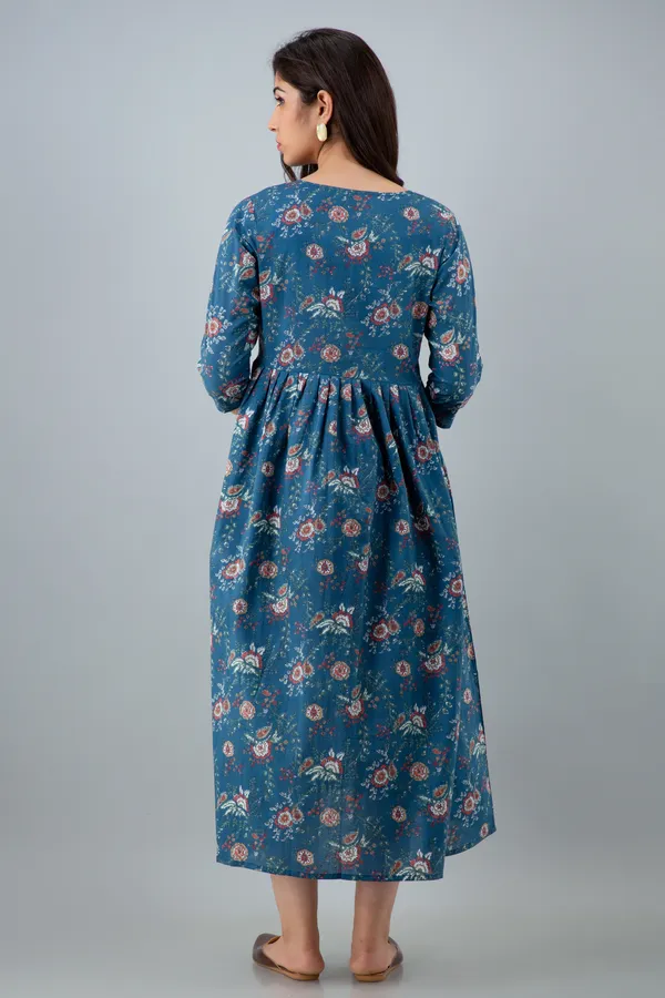 BLUE_FLOWER_PRINTED_MATERNITY_DRESS