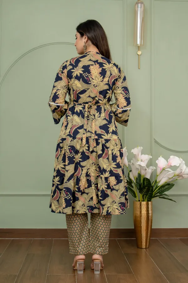 BLUE_MATERNITY_KURTA_PANT_SET_