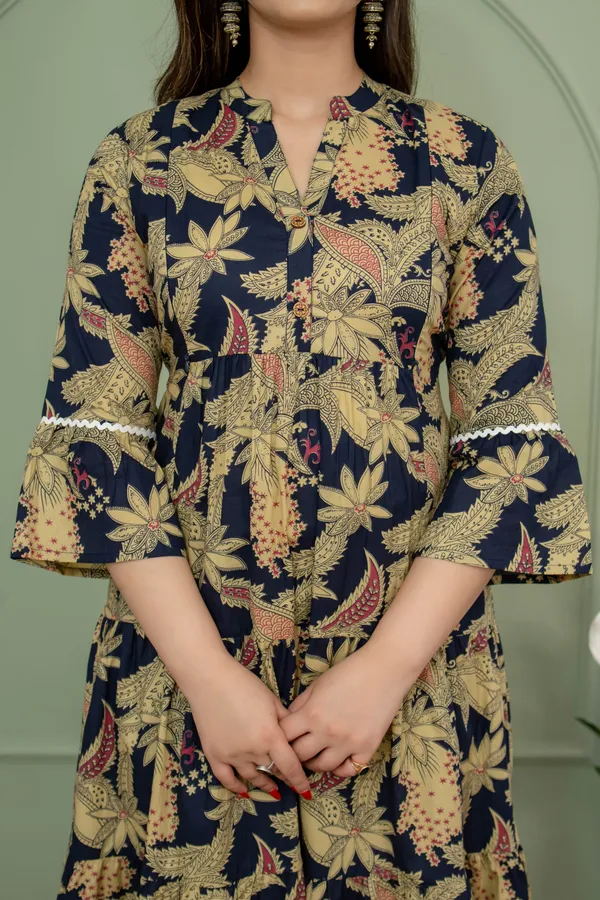 BLUE_MATERNITY_KURTA_PANT_SET_