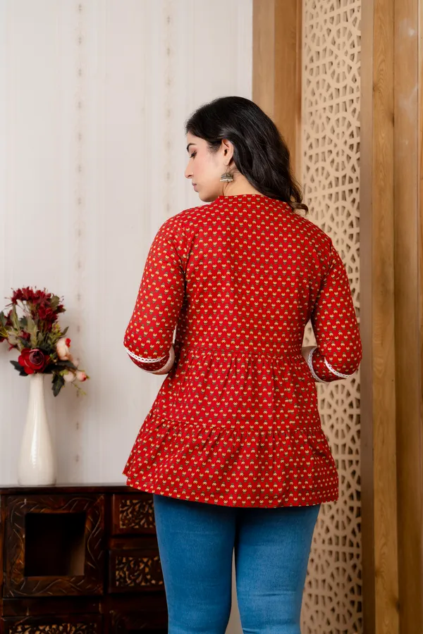 Cotton_Maroon_Floral_Printed_Maternity_Top