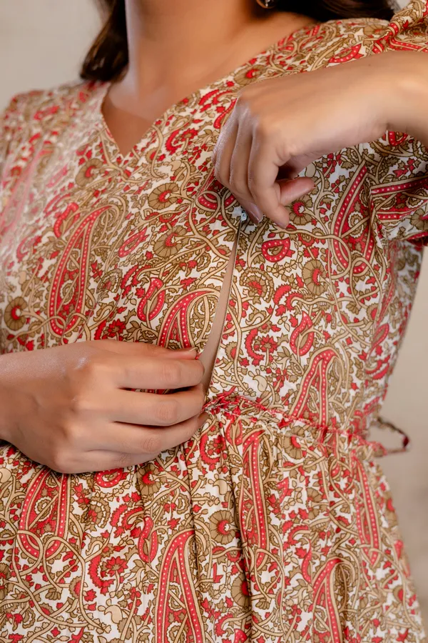 Cotton_Printed_Maternity_Kurti