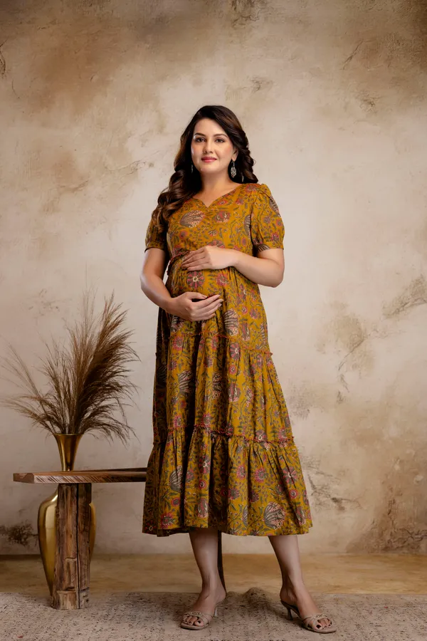 Cotton_Printed_Maternity_Kurti
