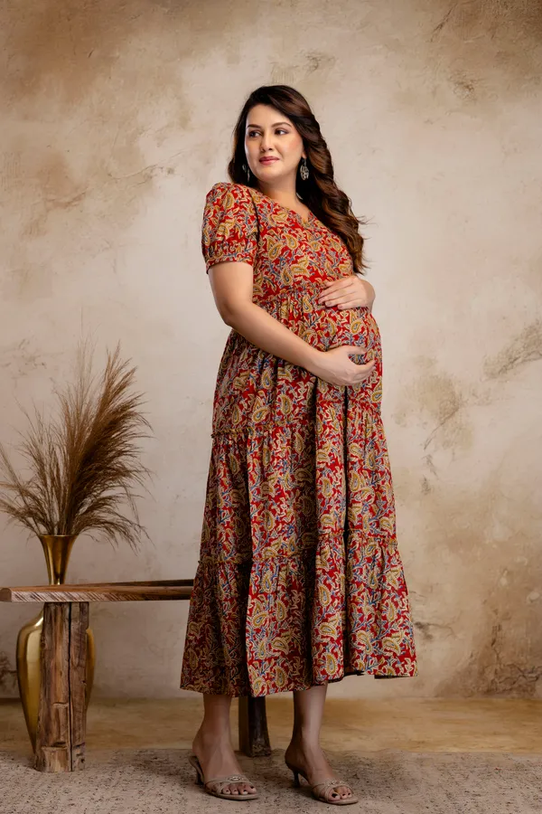 Cotton_Printed_Maternity_Kurti
