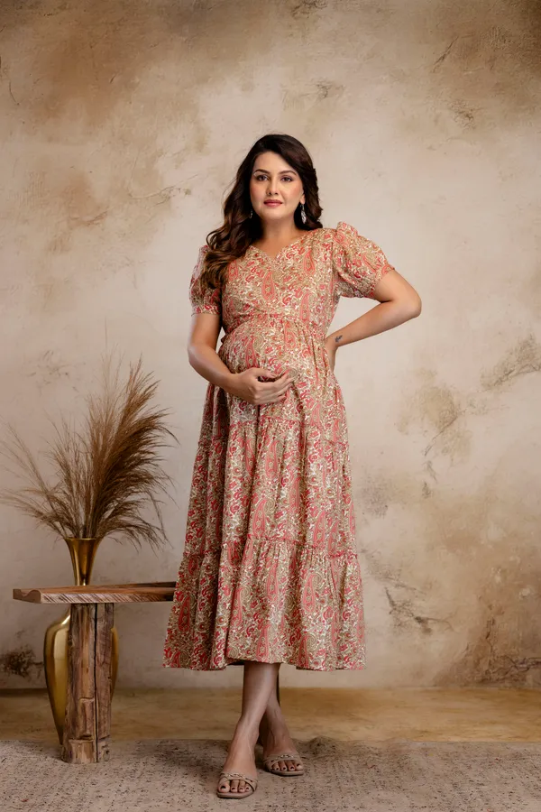 Cotton_Printed_Maternity_Kurti