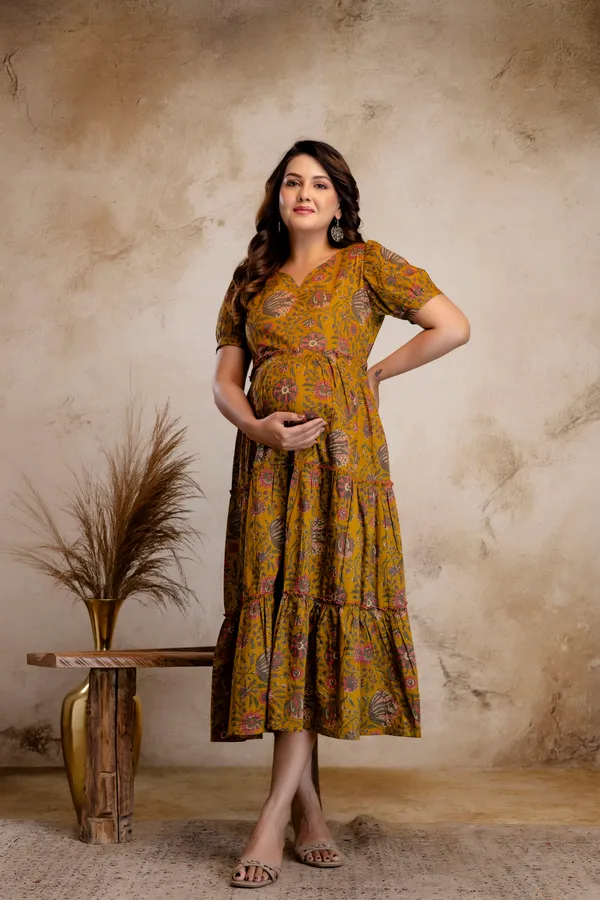 Cotton_Printed_Maternity_Kurti