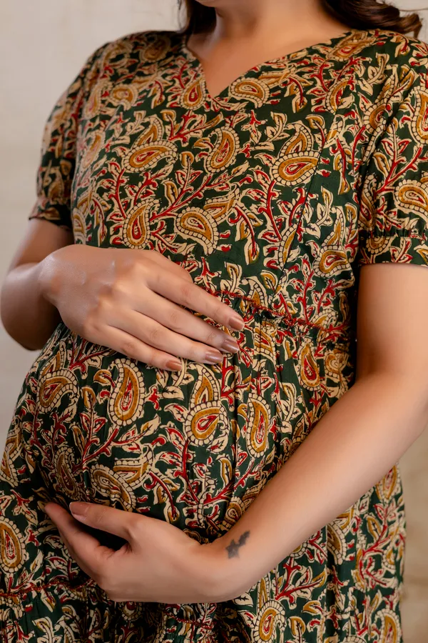 Cotton_Printed_Maternity_Kurti