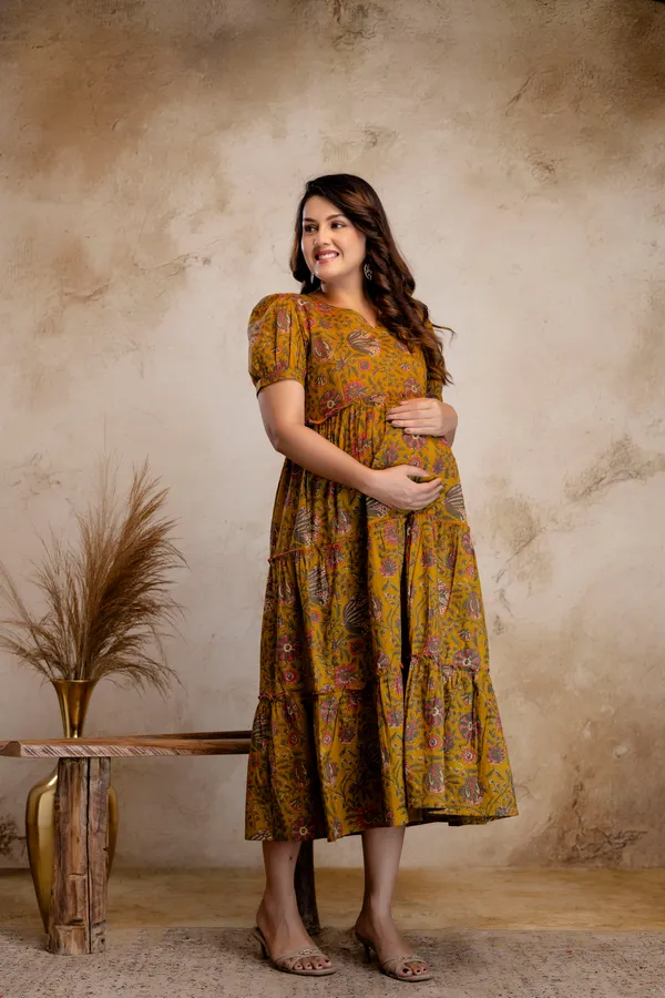 Cotton_Printed_Maternity_Kurti