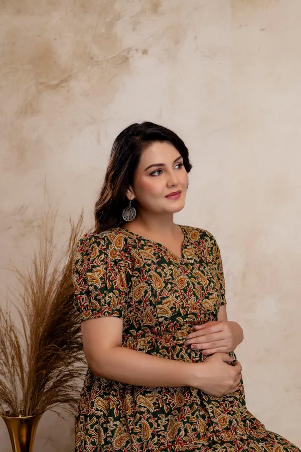Cotton_Printed_Maternity_Kurti