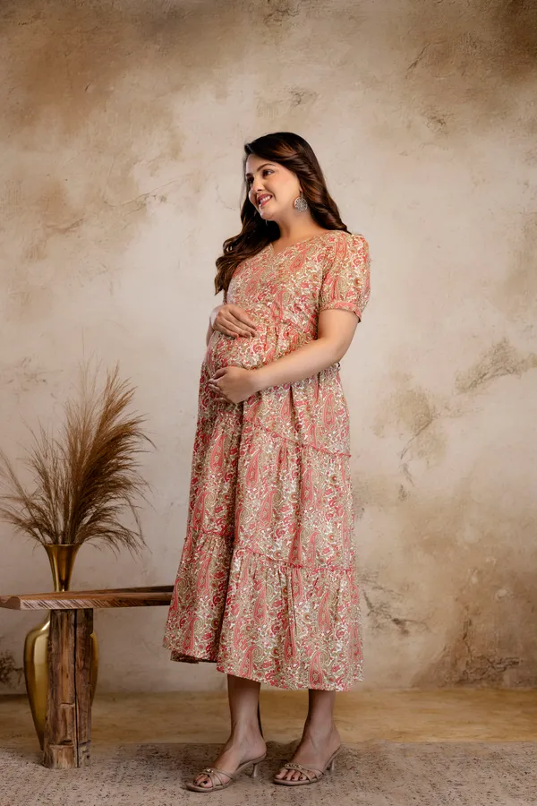 Cotton_Printed_Maternity_Kurti