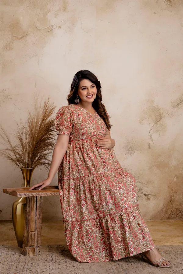 Cotton_Printed_Maternity_Kurti