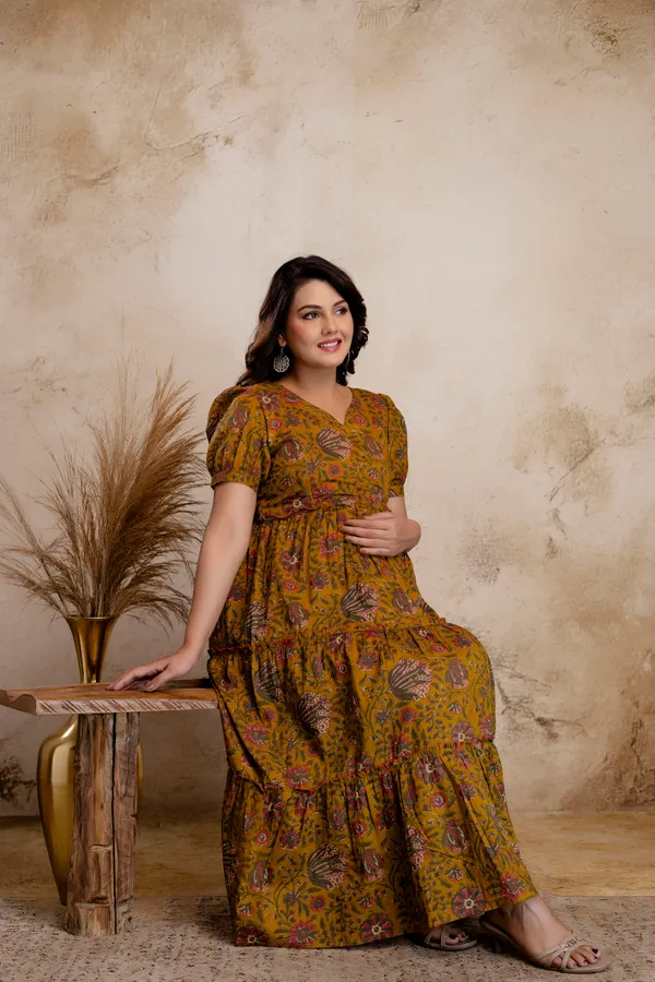 Cotton_Printed_Maternity_Kurti