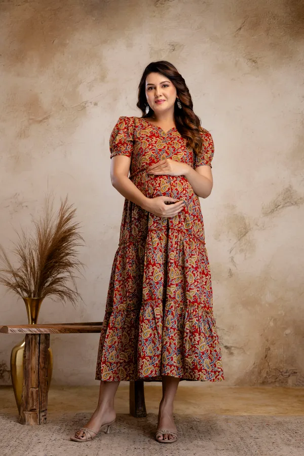 Cotton_Printed_Maternity_Kurti