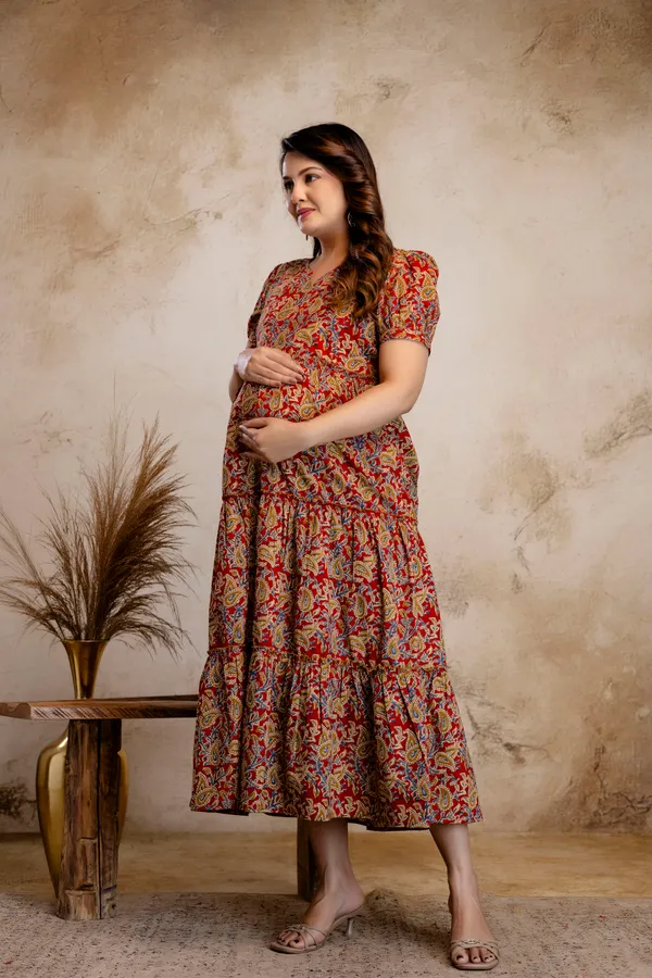 Cotton_Printed_Maternity_Kurti