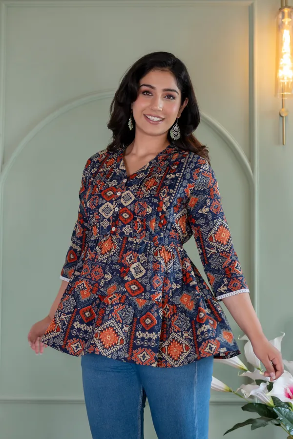 Cotton_Geometric_Printed_Maternity_Top