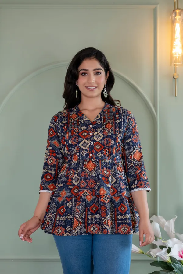 Cotton_Geometric_Printed_Maternity_Top