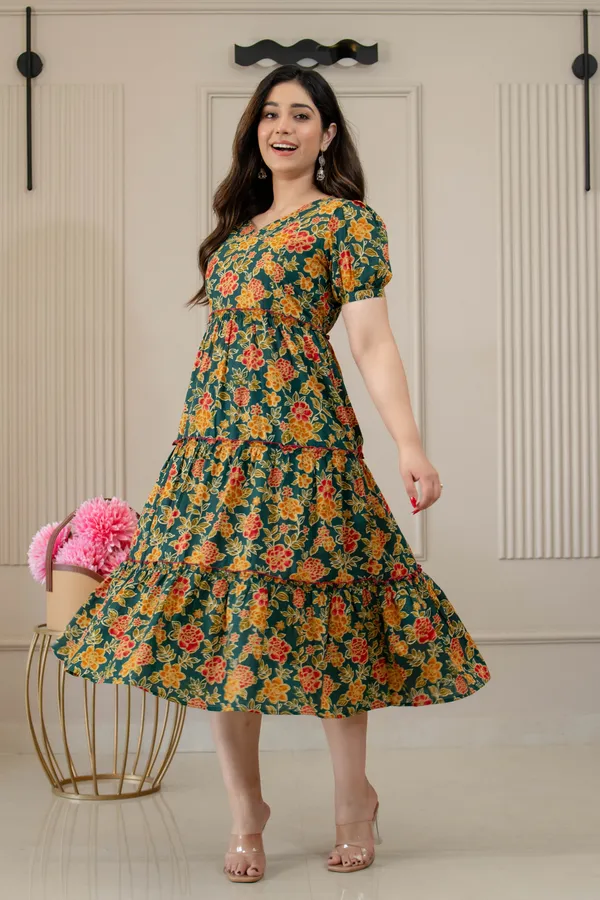 GREEN_PRINTED_MATERNITY_DRESS