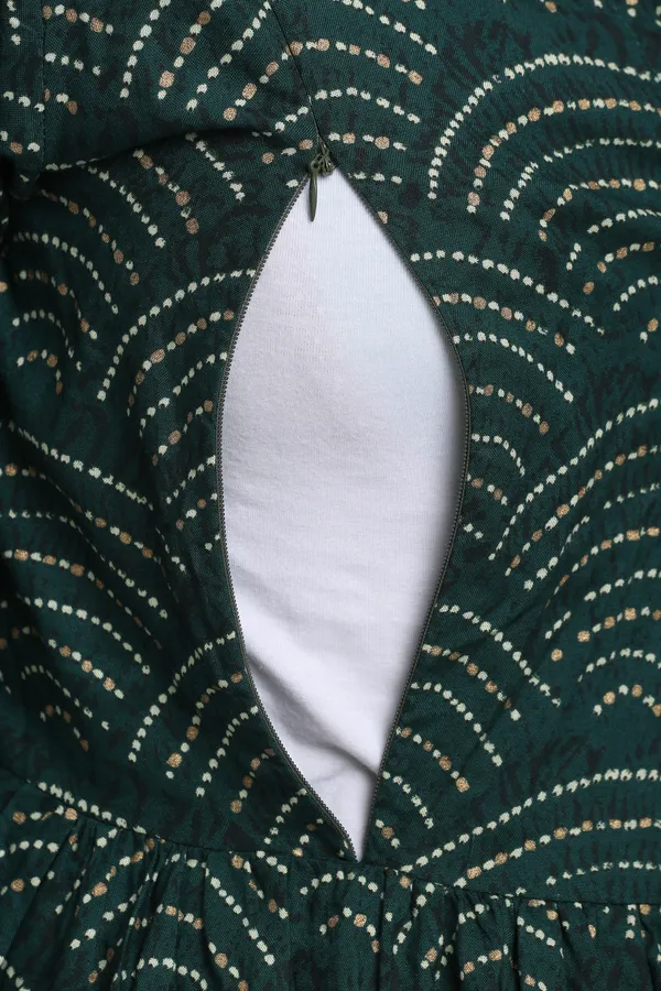 GREEN__BANDHEJ_PRINTED_MATERNITY_DRESS