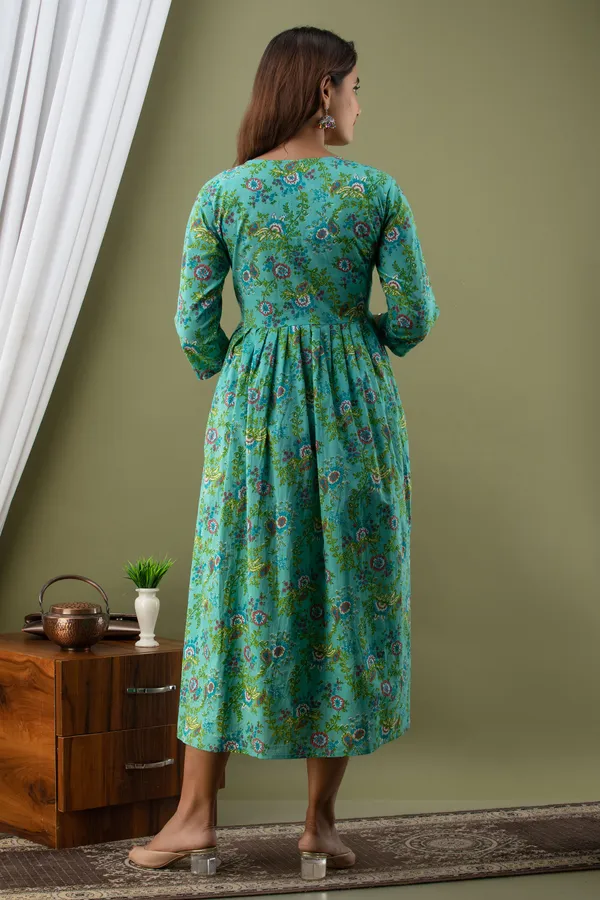 LIGHT_GREEN_FLOWER_PRINTED_MATERNITY_DRESS