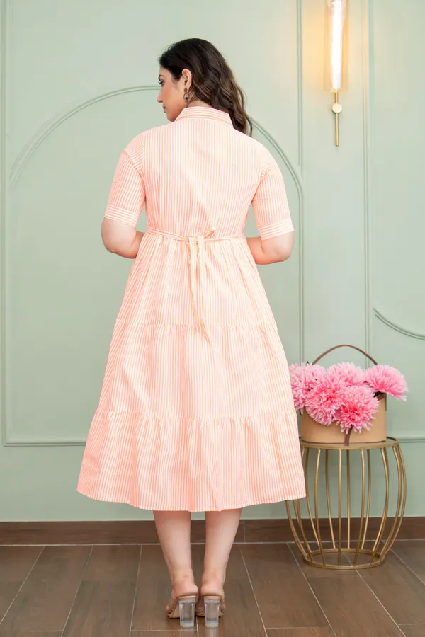 LIGHT_ORANGE_MATERNITY_DRESS