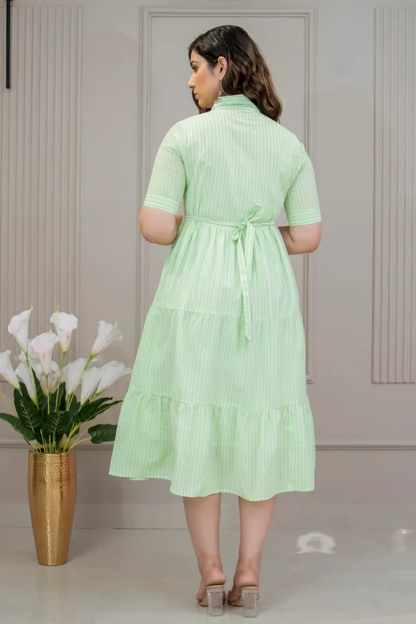LIME_GREEN_MATERNITY_DRESS