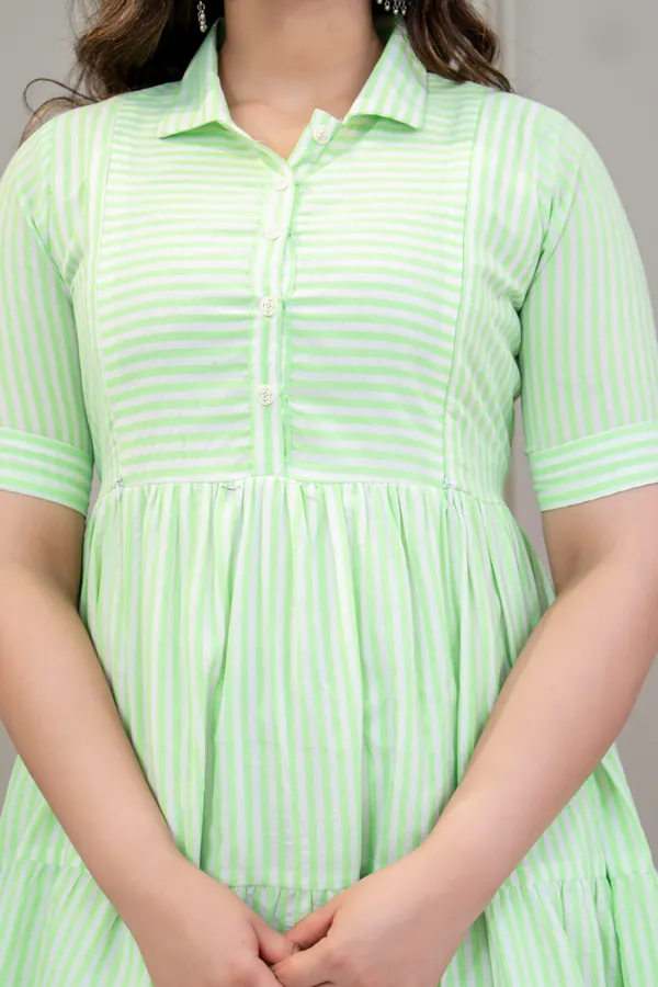 LIME_GREEN_MATERNITY_DRESS