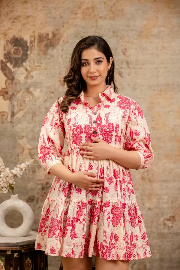 Off-white_birds_printed_maternity_dress