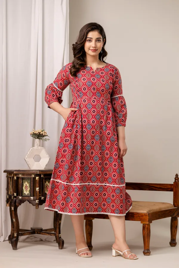 Patola_printed__maternity_dress