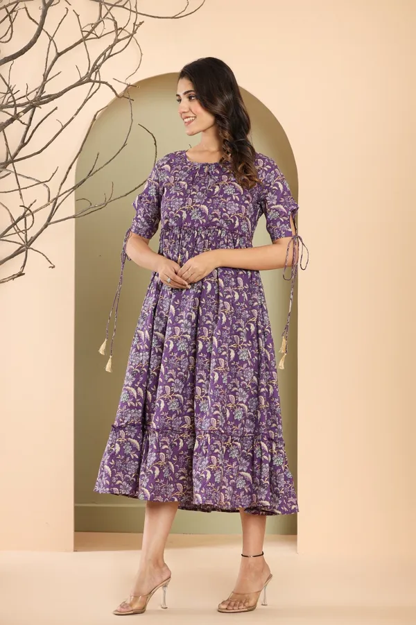 Purple_Phool_Baag_Cotton_Flared_Dress_For_Women
