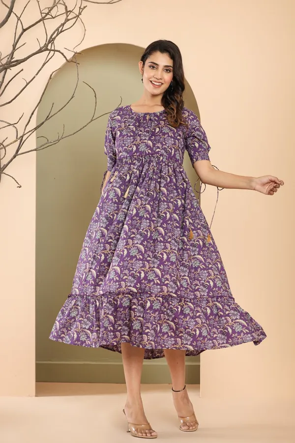 Purple_Phool_Baag_Cotton_Flared_Dress_For_Women