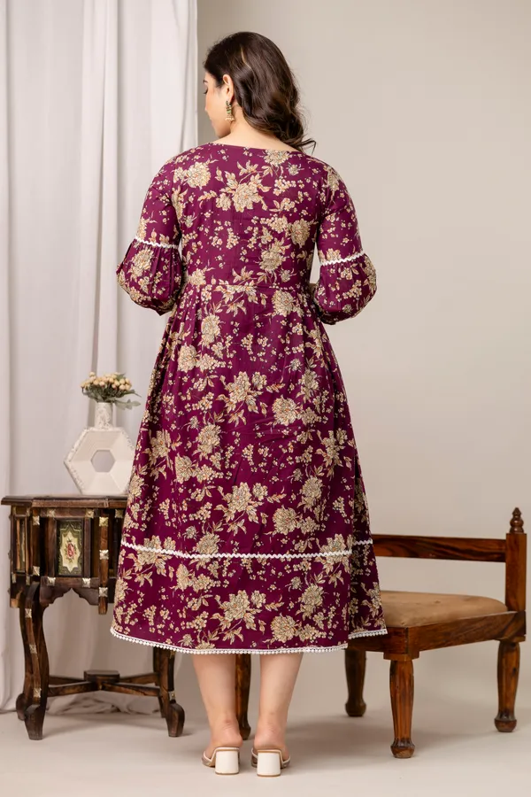 Purple_flower_printed_maternity_dress