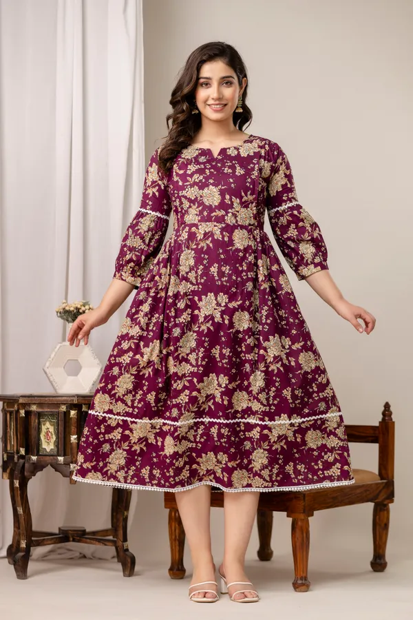 Purple_flower_printed_maternity_dress