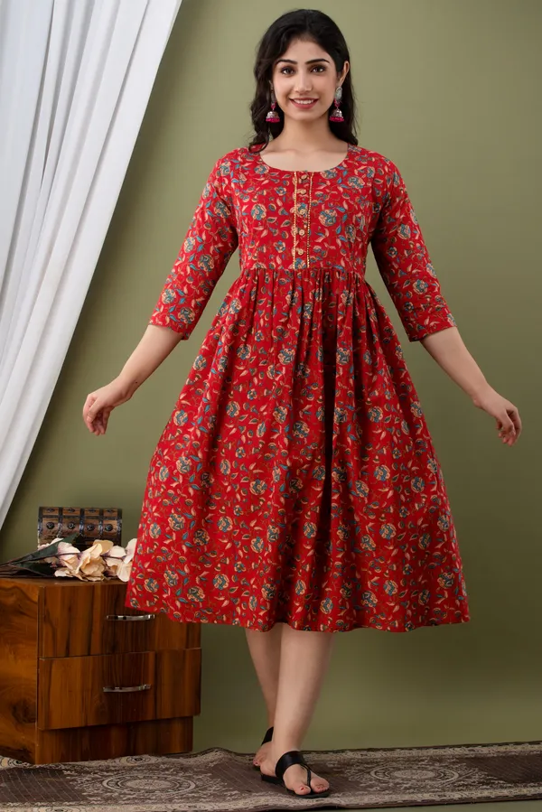 RED_FLORAL_PRINTED_MATERNITY_DRESS