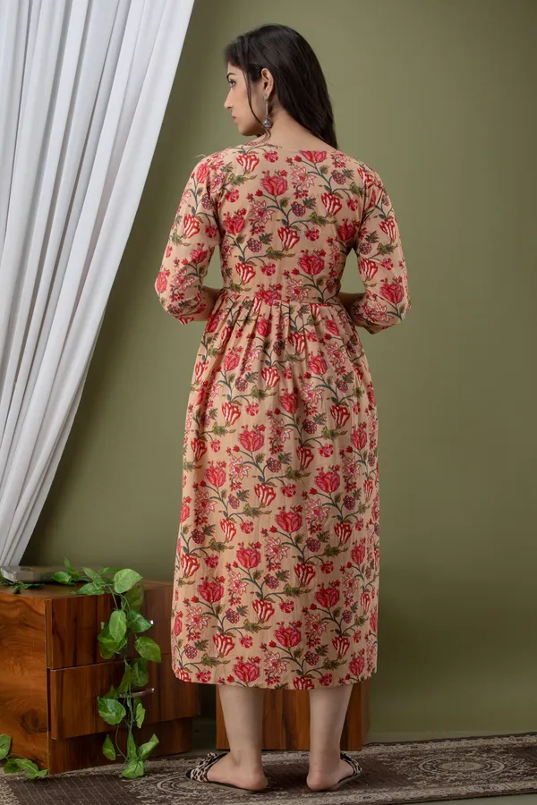 SKIN_FLOWER_PRINTED_MATERNITY_DRESS