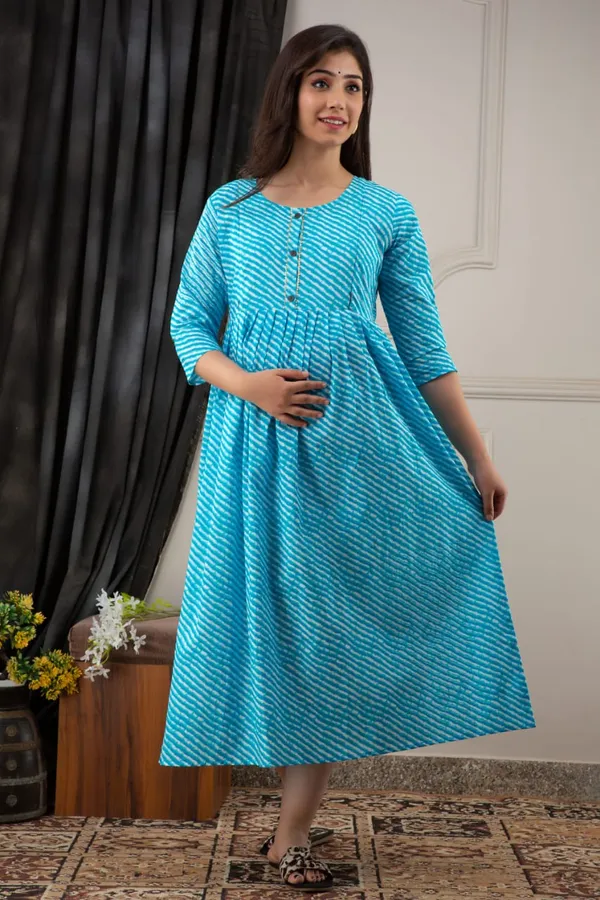 SKY_BLUE_MATERNITY_DRESS