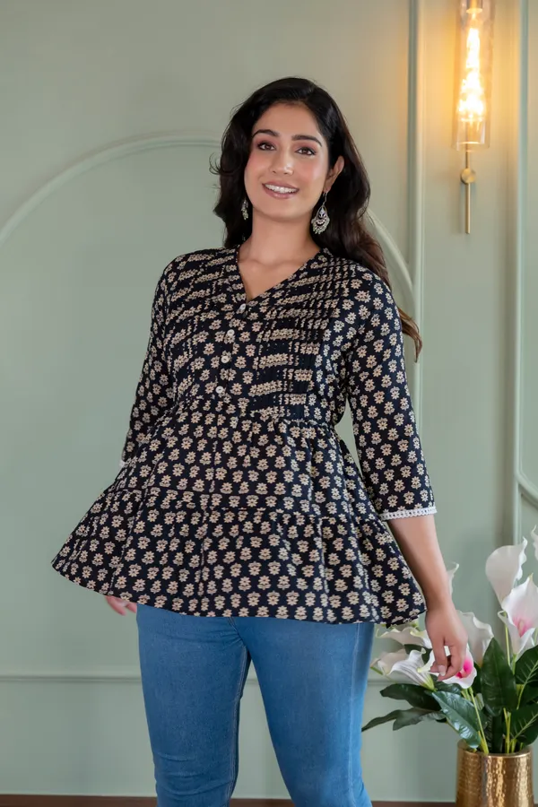 Cotton_Black_Floral_Printed_Maternity_Top