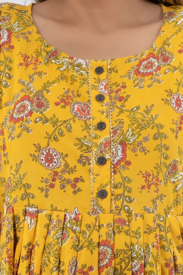 YELLOW_FLOWER_PRINTED_MATERNITY_WEAR