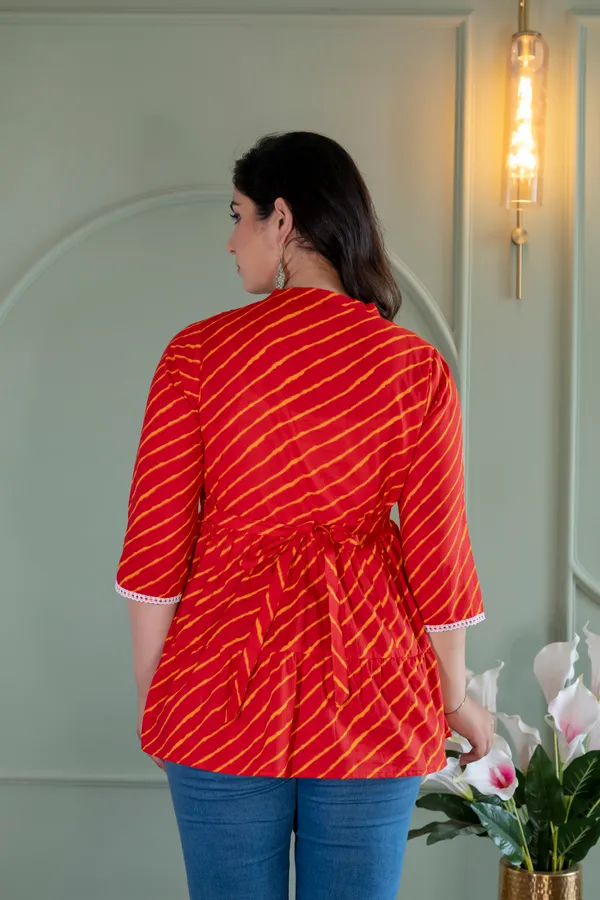 Cotton_Leheriya_Printed_Maternity_Top