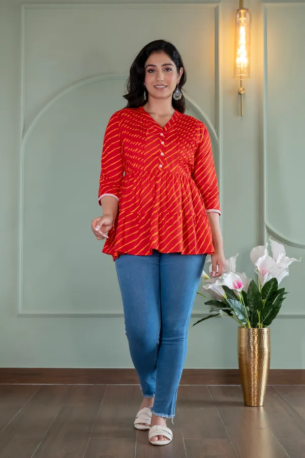 Cotton_Leheriya_Printed_Maternity_Top