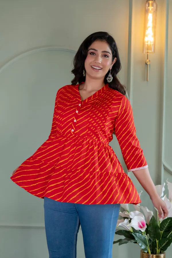 Cotton_Leheriya_Printed_Maternity_Top
